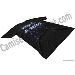 Camiseta PAPÁ A TOPE chico color negro perspectiva