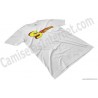 Camiseta Superpapá chico color blanco perspectiva
