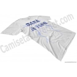 Camiseta PAPÁ A TOPE chico color blanco perspectiva