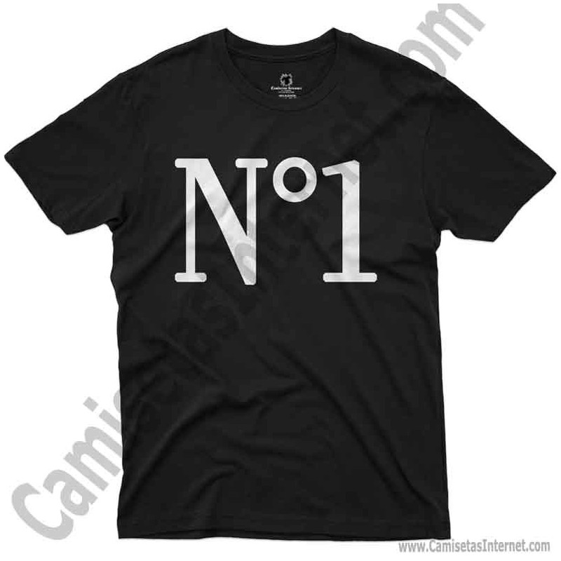 Camiseta Nº1 chico color negro Camiseta Nº1 chico color negro