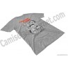 Camiseta President Fighter V1.0 Chico color gris jaspeado perspectiva