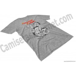 Camiseta President Fighter V2.0 Chico color gris jaspeado perspectiva