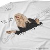 Camiseta Ylenia Tiki Tiki Miau Miau Chico color blanco perspectiva cerca