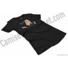 Camiseta Ylenia Tiki Tiki Miau Miau Chica color negro perspectiva