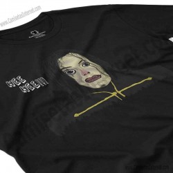 Camiseta Ayuwoki Chico color negro perspectiva cerca