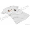 Camiseta EO!!! VS Ayuwoki Chica color blanco perspectiva