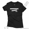 Camiseta Madre, maestra de la vida para chica color negro