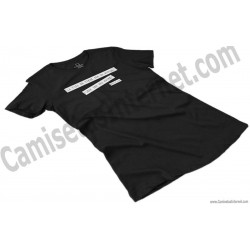 Camiseta Madre, maestra de la vida para chica color negro perspectiva