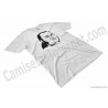 Camiseta meme Friki Chico color blanco perspectiva