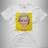 Camiseta Fernando Simón con frase Siempre Positivo Chico color blanco